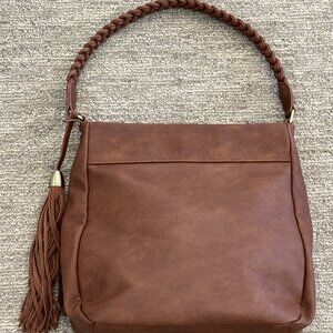 Sasha + Sofi Purse w/Braided Handle & Tassel